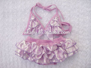 New design 2 ruffle sexy. Models kid swimsuit piece - Product Image 1