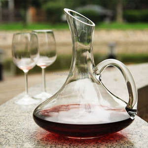 <span class=keywords><strong>Carafe</strong></span> à <span class=keywords><strong>vin</strong></span> en verre soufflé à la main, avec une large Base, pour une aération vif, avec poignée, 1500ml, nouveauté - Product Image 2