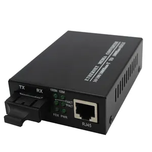 Gigabit 1000Mbps cctv gpon סיבים אופטי מדיה ממיר