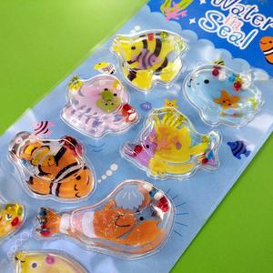 Adesivi in PVC Riempiti d'Acqua a Tema Oceano Serie <span class=keywords><strong>Pesci</strong></span> per Bambini - Product Image 2