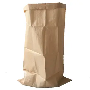50 kg utilizzato pp tessuto sacchetto di tessuto in polipropilene sacchetto di sabbia per la fertilizzante cemento spazzatura feed frumento di grano di riso di semi di mais