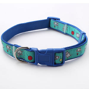 Collier de chien personnalisé pour femmes, motif d'impression unique, nylon et polyester avec ruban décoratif en couleurs personnalisées - Product Image 5