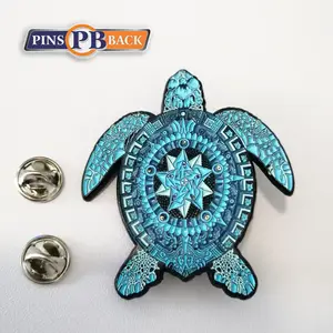 PINSBACK Custom Enamel Pin black dyed metal butterfly clutch die casting for custom enamel pin badge with backing cards