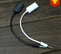 Câble audio stéréo de voiture, 3.5mm, 1 pièce, connecteur aux