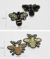 Patch de broderie de perles de conception d'insecte/araignée de mode