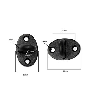 4&quot; Cabin Hook Eye Door <strong>Latch</strong> for Barn Door <strong>Latch</strong> <strong>Sliding</strong> Door Hook Lock - Product Image 6