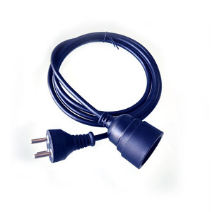 Usine en gros PVC Cordon D'alimentation <span class=keywords><strong>Danemark</strong></span> Standard <span class=keywords><strong>Prise</strong></span> Électrique - Product Image 4