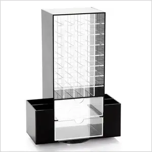 Wholesale high quality custom shape acrylic makeup mac cosmetic display stand