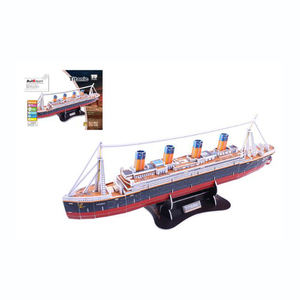 Bateau <span class=keywords><strong>3D</strong></span> <span class=keywords><strong>Puzzle</strong></span>-Kit de construction de modèles de bateaux DIY Ship Model Jigsaw <span class=keywords><strong>Puzzle</strong></span> Educational Toy Paper - Product Image 3