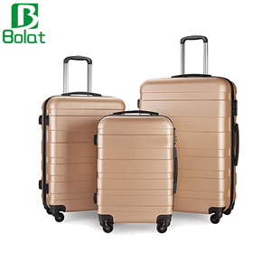 Ensemble de bagages à roulettes ABS 3 pièces, <span class=keywords><strong>valise</strong></span> rigide à roulettes, bagage à main - Product Image 1