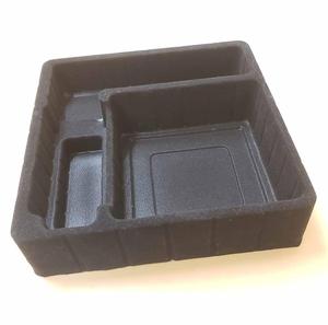 電子部品用の黒い植毛プラスチックトレイをカスタマイズ - Product Image 4