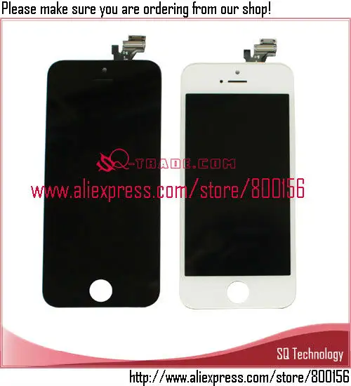 yedek digitizer dokunmatik ekran lcd iphone 5 için alibaba çin