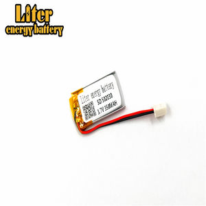 Plugue 2.5-2 P 502030 350 mah 3.7 v Recarregável lipo bateria solar bateria de lítio polímero de iões de lítio com PCM - Product Image 4