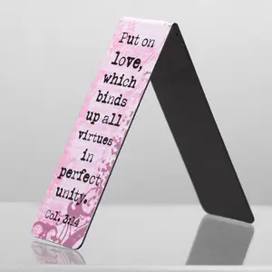 Customize Paper Printing PVC Waterproof Magnetic Bookmark