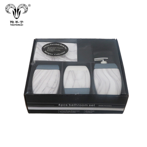 Nuovo design di lusso <span class=keywords><strong>arancione</strong></span> marmo ceramica accessori per il <span class=keywords><strong>bagno</strong></span> <span class=keywords><strong>set</strong></span> <span class=keywords><strong>set</strong></span> da <span class=keywords><strong>bagno</strong></span> per hotel - Product Image 2