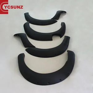 YCSUNZ Stock Selling ABS Smooth Matte Black Fender Flare with Bolts for Ranger 2016 T7 Wildtrak 4x4 Accessories