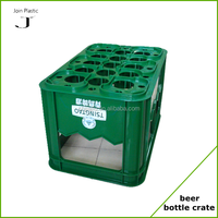 JOIN Bouteille de vin Caisse de stockage Vente en gros Rouge Plastique Tote Container pour Lait Bière Caisse