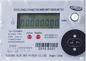 Однофазный двухпроводной электронный цифровой Интеллектуальный измеритель энергии 110 В/измеритель кВтч - Product Image 2