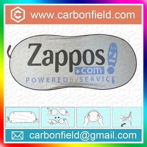 Protector solar para coche, protector de pantalla de seda con estampado colorido, nailon plateado, <span class=keywords><strong>bloqueador</strong></span> solar trasero - Product Image 4