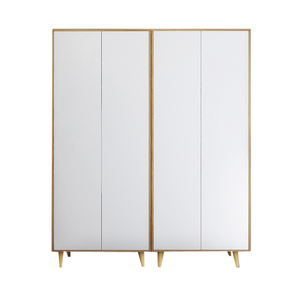 <span class=keywords><strong>Mueble</strong></span> nórdico moderno de lujo con diseño de madera, armario de <span class=keywords><strong>ropa</strong></span> con 3 cajones y puertas dobles, muebles para el hogar - Product Image 4