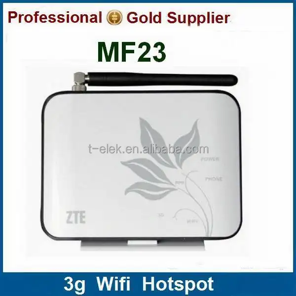 Zte mf23 umts/hsdpa/gsm/gprs/edge, roteador wifi 3g sem fio
