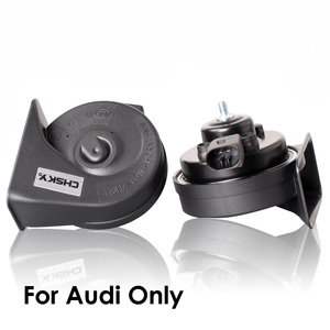 Klaxon de voiture CHSKY, klaxon d'escargot pour <span class=keywords><strong>Audi</strong></span> A1 A2 A3 A4 Q2 <span class=keywords><strong>Q3</strong></span> Q5 Q7 TT S1 S3 S4 12V, volume 110-129db, klaxon de voiture puissant - Product Image 1