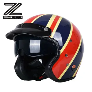 China High Quality OEM Customized Vintage Motorcycle Helmet For Motorbike