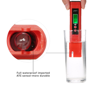 เครื่องวัดค่า <span class=keywords><strong>pH</strong></span> แบบพกพาและอุณหภูมิเครื่องวิเคราะห์คุณภาพน้ำแบบปากกาผู้ผลิต <span class=keywords><strong>PH</strong></span>-007ในจีน - Product Image 4