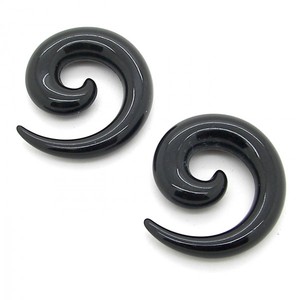 Vente en gros de spirales d'oreille en acrylique UV de 14G à <span class=keywords><strong>00G</strong></span>, 10 mm, pour mariage, fiançailles, cadeau, fête - Product Image 2
