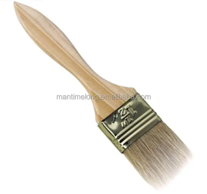 Barbecue supplies pig hair wood handle roasted brush bbq oil brush