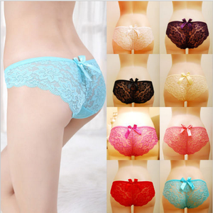 Nouveau mode Femmes Filles Sexy Dentelle Bowknot Culottes Culottes Slips Lingerie Sous-Vêtements Culotte - Product Image 1