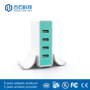 Date <span class=keywords><strong>5</strong></span> <span class=keywords><strong>V</strong></span> 5A <span class=keywords><strong>4</strong></span> Ports USB Chargeur de Voyage Mur Power <span class=keywords><strong>Adapter</strong></span> avec Téléphone Portable Titulaire 1 ans de garantie - Product Image 5