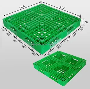 Hdpe Plastic Pallet 1100*1100 Recycle HDPE Material Eco-friendly Stackable Light Plastic Pallets