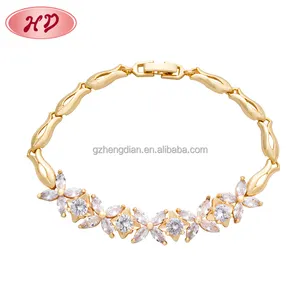 Ensemble de bijoux en or design Hit Fashion, bracelet en or 22 carats, vente en gros, 2017