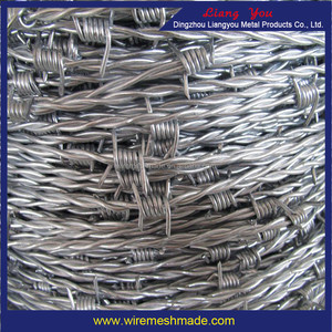 Plástico recubierto tratamiento cerca <span class=keywords><strong>de</strong></span> <span class=keywords><strong>alambre</strong></span> <span class=keywords><strong>de</strong></span> púas - Product Image 3