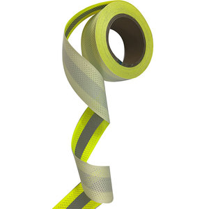 Bonne vente 305FR-7510 Perforé <span class=keywords><strong>FR</strong></span> double face réfléchissante bande de tissu - Product Image 4