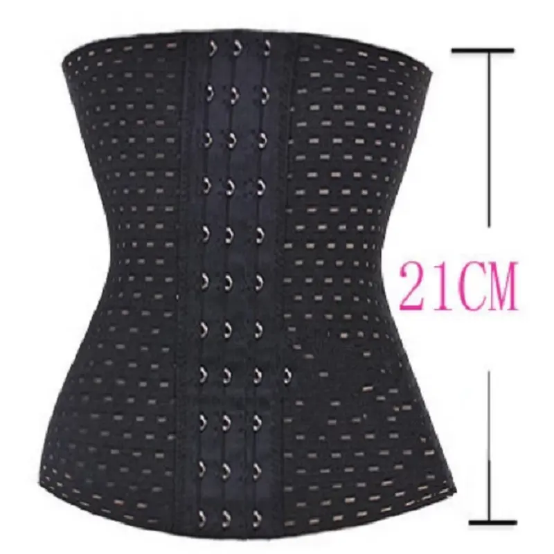 Factory Custom Women Fitness Body Shaper Slimming Tummy Waist Trainer Trimmer Corsets with Steel Boned