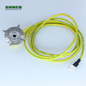Dây Nối Đất Màu Xanh Lá Cây Màu Vàng Cho Thảm Cao Su Chống Tĩnh Điện ESD - Product Image 3