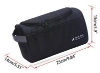 Lona colgante impermeable de los hombres de lavado bolsa organizador