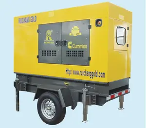 Máy Phát Điện Trailer, Máy Phát Điện Diesel Im Lặng Loại, Cách Âm, Trailer, 20kva-100kva