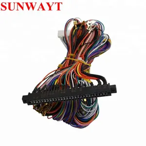 Standar Baru 2 * 28PIN JAMMA Wiring Harness Produsen Multicade Arcade Permainan Video PCB Kabel untuk Jamma Multi Papan Permainan