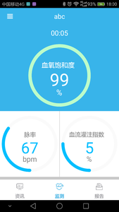 Sức khỏe HOMECARE điện-powered ngủ ngưng thở máy ngủ ứng dụng cổ tay xung Oximeter màu OLED màn hình pin có thể sạc lại - Product Image 5