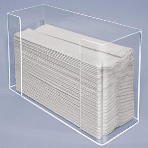Porta Fazzoletti da Parete in Cristallo a Prezzo all'Ingrosso, Dispenser di Asciugamani di Carta in Plastica, Porta Tovaglioli in Acrilico per Ristoranti - Product Image 2