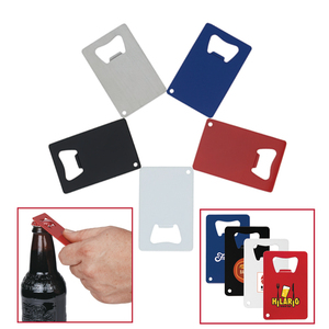 Ouvre-bouteille avec logo personnalisé, carte de visite, en acier inoxydable, ouvre-bouteille, bière - Product Image 5