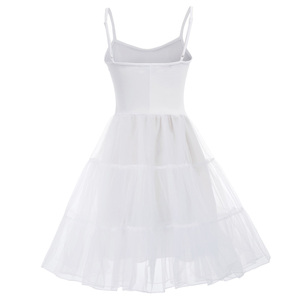 Grace Karin 2-Couche Voile Vintage <span class=keywords><strong>Jupon</strong></span> <span class=keywords><strong>Sous</strong></span> <span class=keywords><strong>Robe</strong></span> Femmes Spaghetti Sanglée <span class=keywords><strong>Robe</strong></span> - Product Image 4