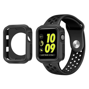 Ivanaze-funda protectora de silicona para Apple Watch, cubierta de repuesto ultrafina resistente a los golpes para iWatch Series 4 3 2 1 - Product Image 4