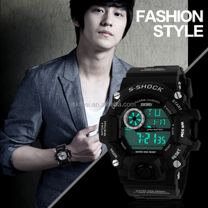 2015 comprar relojes <span class=keywords><strong>en</strong></span> línea ee. uu. estilo fresco big face 5 atm Cronógrafo reloj de plástico - Product Image 1