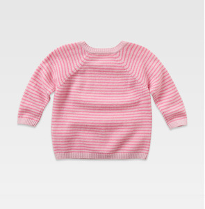 IMF Cashmere-<span class=keywords><strong>ropa</strong></span> para bebés, cárdigan de punto a rayas para recién nacidos - Product Image 4