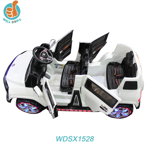 WELLDONE WDSX1528 Auto Eléctrico de Juguete para Niños, Unisex, de Plástico Resistente, 4 Plazas, con Batería de 12v y Música Ajustable - Product Image 6