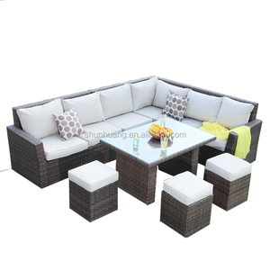 الجملة الرخيصة ذات نوعية جيدة أثاث للحدائق من الخيزران الخوص أريكة - Product Image 1